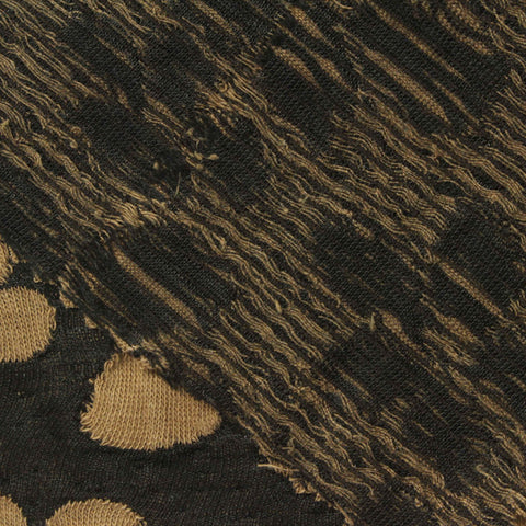 Tan Floral Jacquard
