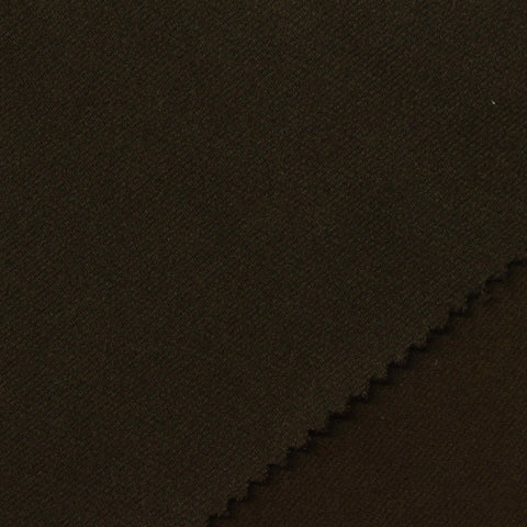 Polyester Stretch French Terry Fabric, 420 gsm, 160 cm — Brown