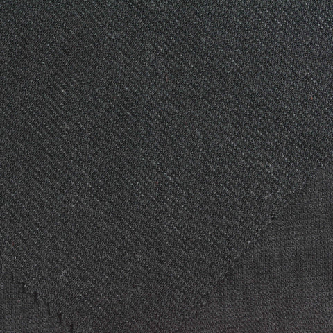 Polyester Stretch Interlock Knit Fabric, 300 gsm, 150 cm — Grey