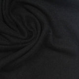 Polyester Viscose Stretch Jersey Knit Fabric, 255 gsm, 163 cm — Black — photo 2