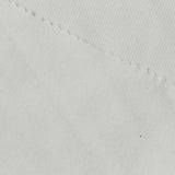 Cotton Polyester Birdseye Knit Fabric, 230 gsm, 180 cm — White — photo 2