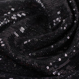 100% Polyester Mesh Fabric, 163 gsm, 140 cm — Black — photo 2