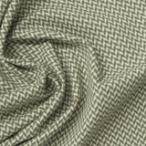Grey Chevron Piqué Knit, Cotton-Poly — photo 2