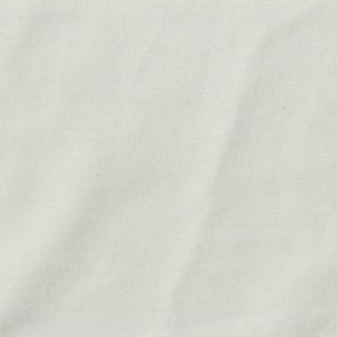 Polyester Viscose Stretch French Terry Fabric, 250 gsm, 160 cm — White