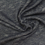 Navy Marl French Terry, Poly-Viscose — photo 2