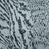 Black Abstract Chunky Knit, Polyester — photo 2