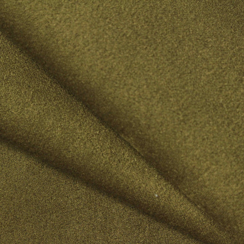 Olive Marl Faux Suede, Polyester, 340 gsm