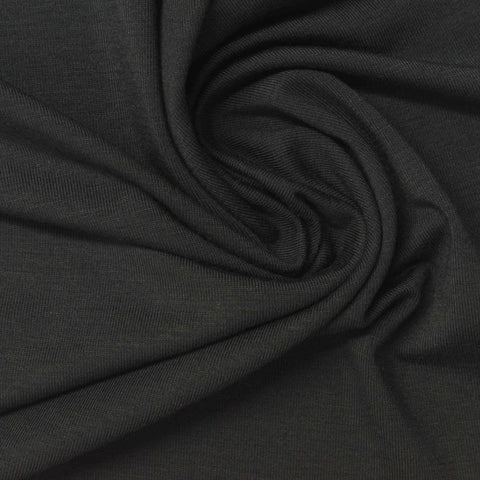 Modal Stretch Jersey Knit Fabric, 205 gsm, 165 cm — Grey, ref EF-278930