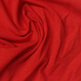 Cotton Stretch Jersey Knit Fabric, 170 gsm, 165 cm — Red — photo 2