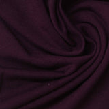 Polyester Viscose Stretch French Terry Fabric, 200 gsm, 160 cm — Purple — photo 2