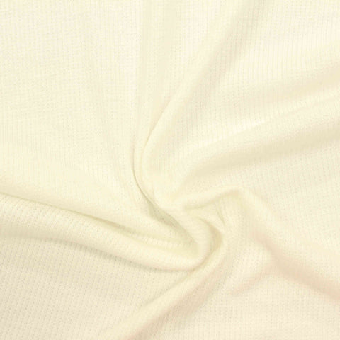 Viscose Stretch Rib Knit Fabric, 191 gsm, 119 cm — Beige