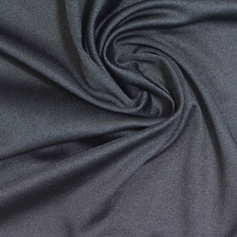 Polyester Stretch Milk Silk Knit Fabric, 150 gsm, 152 cm — Grey