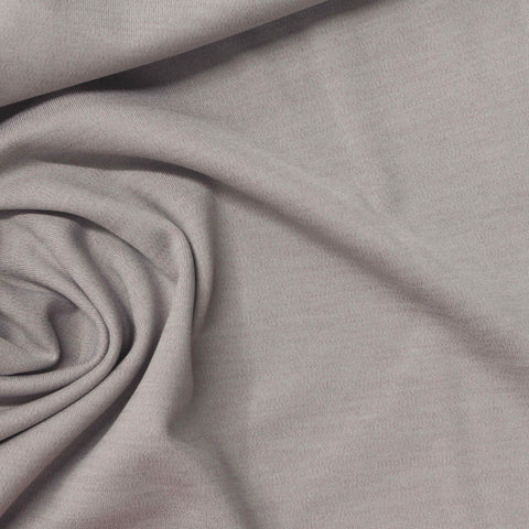 Nylon Stretch Interlock Knit Fabric, 200 gsm, 145 cm — Grey