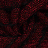 Red Horizontal-Stripe Jersey Knit, Polyester — photo 2