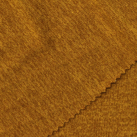 Yellow Marl Chunky Knit, Viscose-Poly, 250 gsm