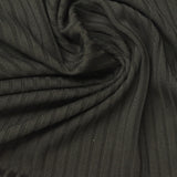 Polyester Stretch Rib Knit Fabric, 208 gsm, 164 cm — Green — photo 2