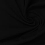 100% Polyester Interlock Knit Fabric, 180 gsm, 175 cm — Black — photo 2