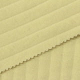Jacquard Polyester Cotton Rib Knit Fabric, 300 gsm, 155 cm — Yellow — photo 2