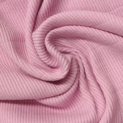 Light Pink Rib Knit, Cotton