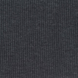 Polyester Viscose Stretch Rib Knit Fabric, 360 gsm, 155 cm — Grey — photo 2