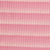 Pink Horizontal-Stripe Chunky Knit, Poly-Viscose — photo 2