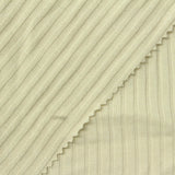 Polyester Viscose Stretch Rib Knit Fabric, 320 gsm, 180 cm — Yellow — photo 2