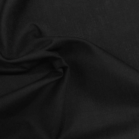 Polyester Woven Fabric, 86 gsm, 150 cm — Black