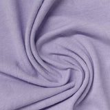 Polyester Cotton Stretch Rib Knit Fabric, 190 gsm, 170 cm — Purple — photo 2