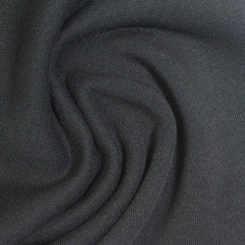 Cotton Polyester French Terry Fabric, 325 gsm, 180 cm — Grey