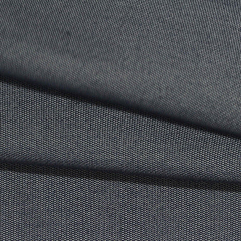 Cotton Polyester Stretch Denim Fabric, 375 gsm, 165 cm — Navy