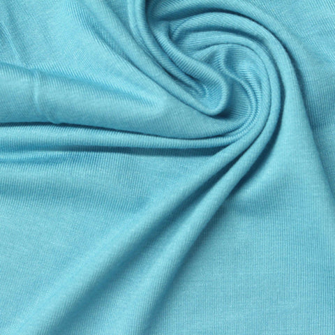 Viscose Stretch Jersey Knit Fabric, 200 gsm — Blue, ref EF-254286