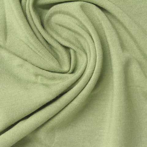 Viscose Stretch Jersey Knit Fabric, 240 gsm, 172 cm — Green