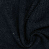 Cotton Polyester Chunky Knit Fabric, 165 gsm, 180 cm — Navy — photo 2