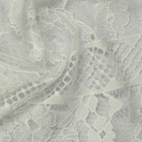 White Floral Lace, Nylon — photo 2