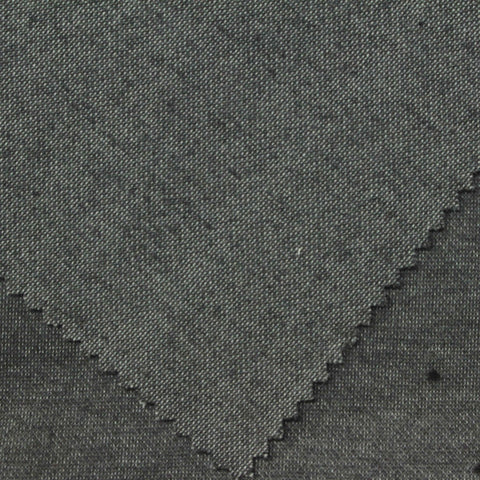 Dark Grey Marl Interlock Knit, Polyester, 245 gsm, 172 cm