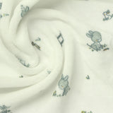 Animal Print Cotton Polyester Velvet Fabric, 290 gsm, 170 cm — Beige — photo 2