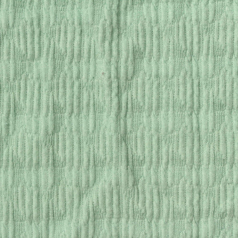 Jacquard Polyester Viscose Stretch Jersey Knit Fabric, 260 gsm, 150 cm — Green