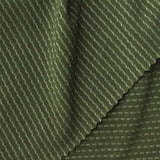 Light Green Wavy-Dash Jersey Knit, Viscose-Poly — photo 2