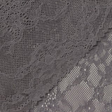Grey Floral Lace, Nylon-Spandex — photo 2