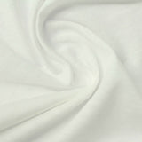 100% Cotton Jersey Knit Fabric, 180 gsm, 175 cm — White — photo 2
