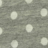 Grey Polka-Dot Jacquard, Viscose-Poly — photo 2