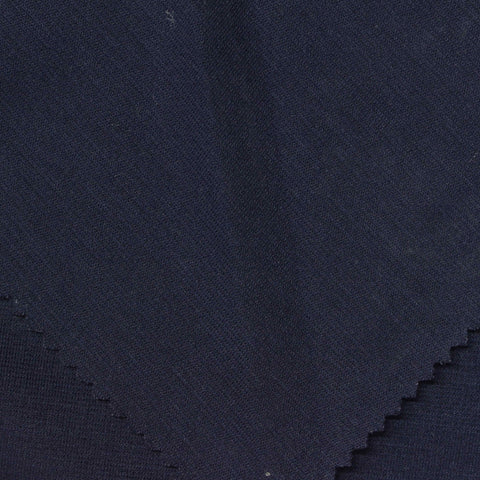 Polyester Stretch Ponte Knit Fabric, 250 gsm, 155 cm — Navy