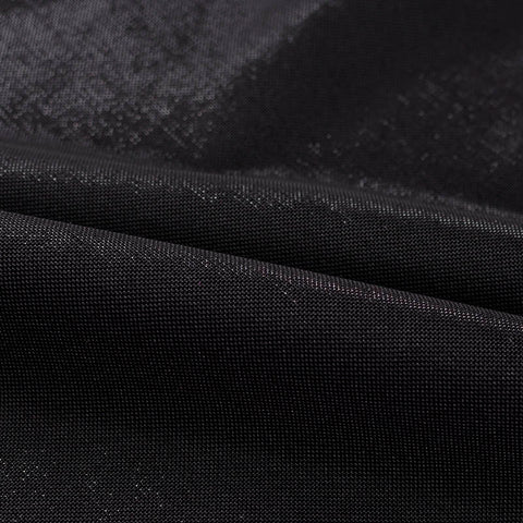 Polyester Metallic Mesh Fabric, 240 gsm, 160 cm — Black, ref EF-10798