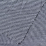 Viscose Stretch Rib Knit Fabric, 200 gsm, 130 cm — Blue — photo 2