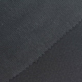 Cotton Polyester Stretch Rib Knit Fabric, 400 gsm, 120 cm — Black — photo 2
