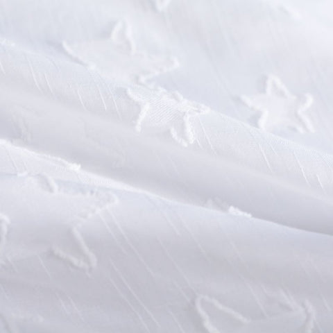 White Stars Chiffon, Polyester