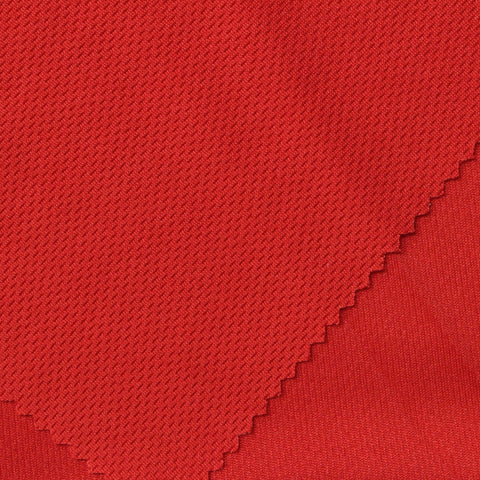 100% Polyester Birdseye Knit Fabric, 180 gsm, 150 cm — Red