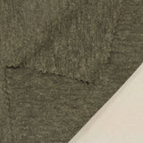 Heathered Grey-Green Marl Jersey Knit, Cotton-Poly — photo 2