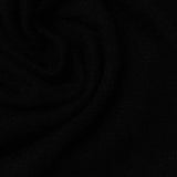 Jacquard Polyester Stretch Knit Fabric, 200 gsm — Black — photo 2