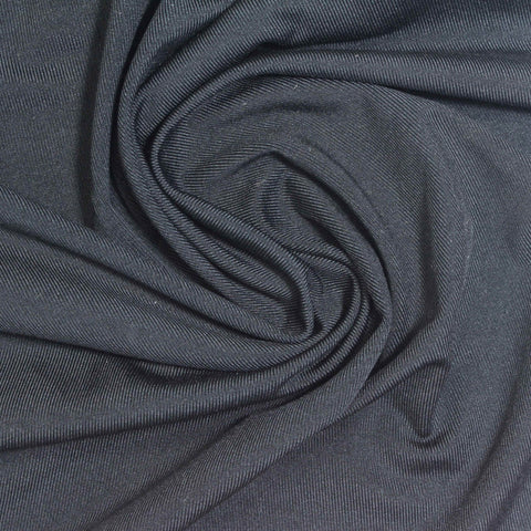 Polyester Stretch Jersey Knit Fabric, 180 gsm, 160 cm — Navy